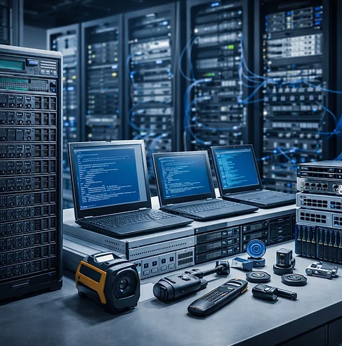 Illustration of it equipment